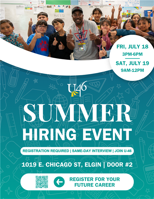 Summer Hiring Event Flyer